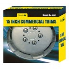 Image for 15" Simply Wheel Trims - Deep Dish for Commercial Vehicles - Set of 4