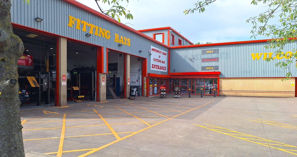 Outside Wilco Motosave at Hunslet Road, Leeds