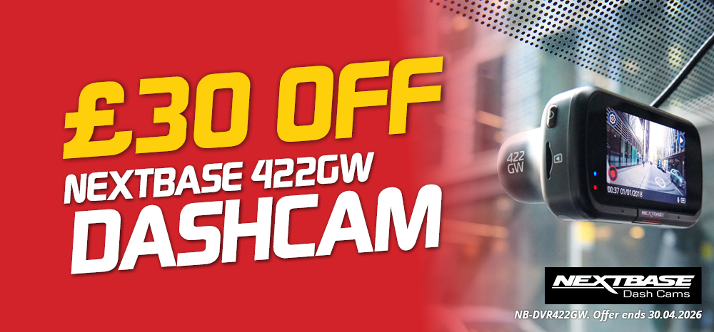 £30 Off! - Nextbase 422GW Dash Cam (Discount Applied at Checkout)