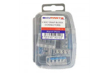 4 Way Snap Lock Wiring Connectors X 10