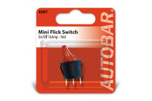Z  Mini Flick Switch Red 16Amp
