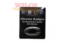 Chrome Badge Letter C