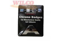 Chrome Badge Letter A