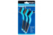3Pc Mini Wire Brush Set