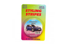 3mm White Pin Stripe