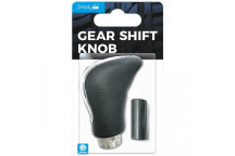 Gear Knob Leather Chrome