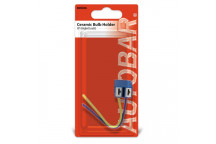 H7 Ceramic Bulb Holder Angled Leads