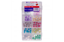 Assorted Micro Blade Fuse Box Qty 100