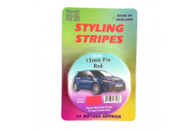 12mm Red Solid Stripe-Bumper Insert