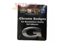 Chrome Badge Letter G