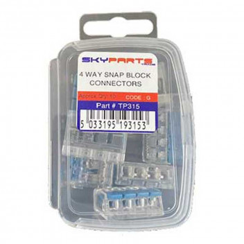 4 Way Snap Lock Wiring Connectors X 10