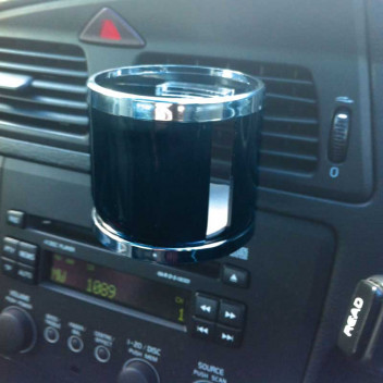 Black Metalic Drinks Holder