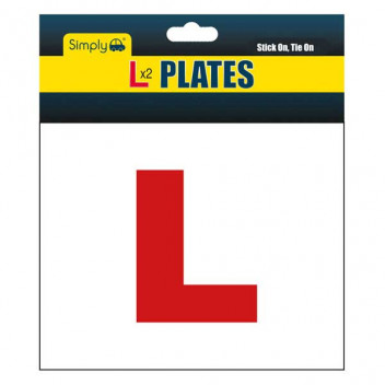 L Plates Stick - Tie On Pair