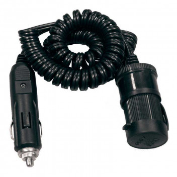 12V Socket Extension 9 Coiled