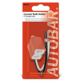 H7 Ceramic Bulb Holder Straight Leads