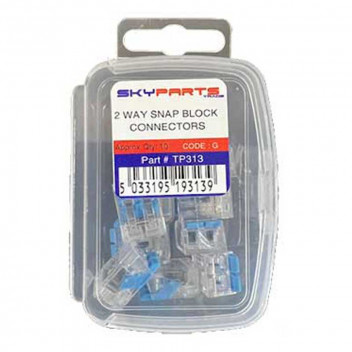 2 Way Snap Lock Wiring Connectors X 10