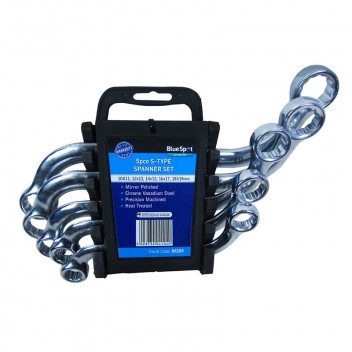 Spanner Set Metric 5 Piece S-Type 10X11 12X13 14X15 16X17 18