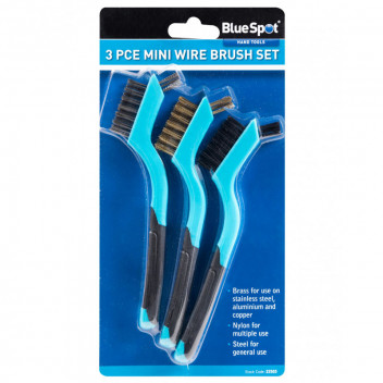 3Pc Mini Wire Brush Set