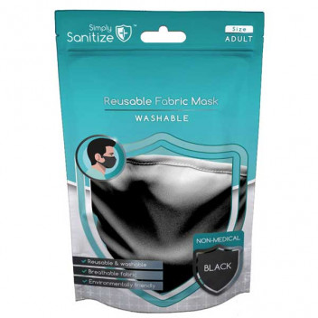 WSL Reusable Mask Black