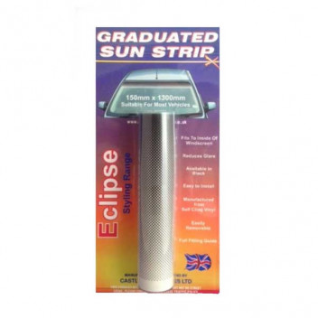 Graduated Anti Glare Strip Black