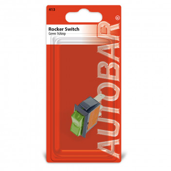 R  Illum. Rocker Switch - Green