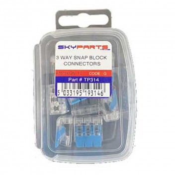 3 Way Snap Lock Wiring Connectors X 10