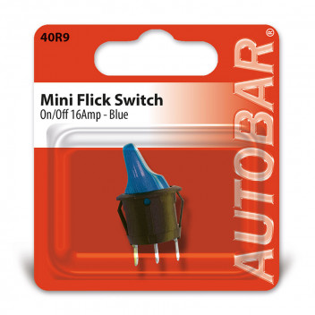 Z  Mini Flick Switch Blue 16Amp