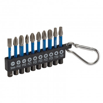 WSL 10Pc Impact Screwdriver Bit Set