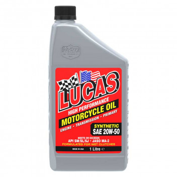 Semi- Synthetic Sae 20W-50 Motorcycle Oil 1 Quart