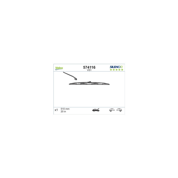 Valeo Wiper Blade (Front Drivers Side) image