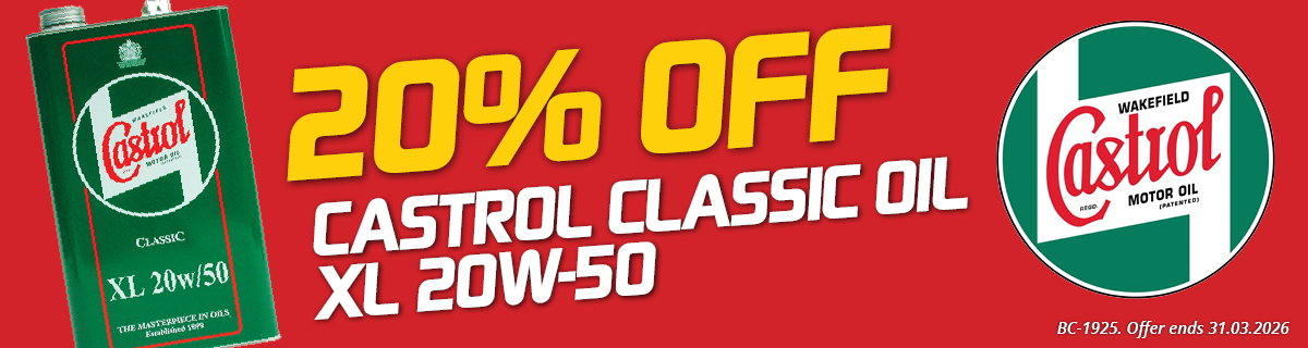 20% Off - Castrol Classic Oil XL 20W-50 - 4.54 Litres
