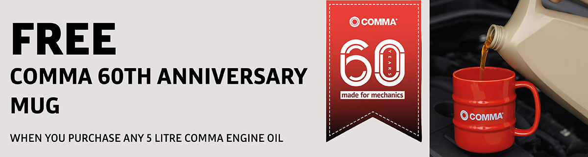 Comma Oil Mug Giveaway Banner 2025