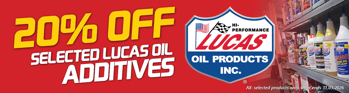 20% Off Lucas Oil Additives