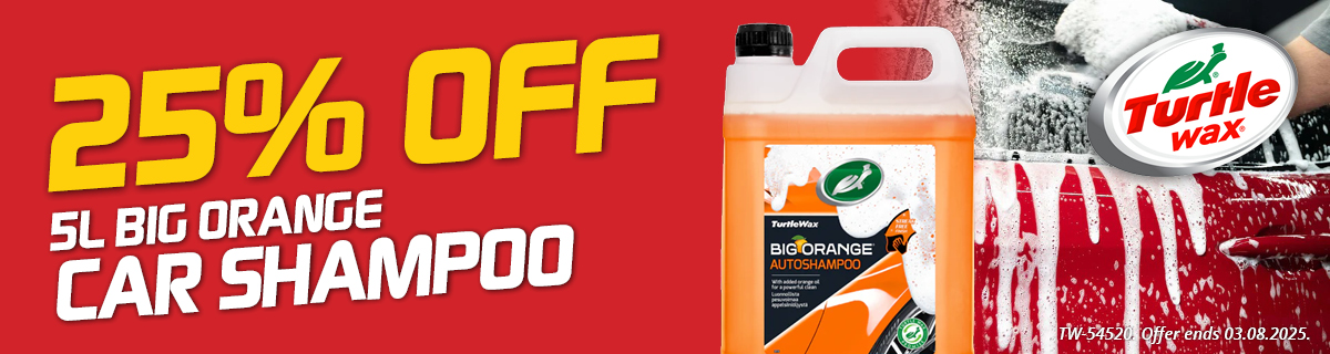 25% Off Turtle Wax Big Orange Shampoo