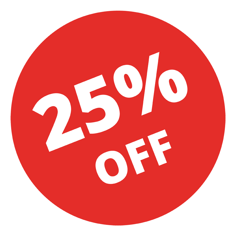 25% Off Selected Products logo for 25% Off Selected Products