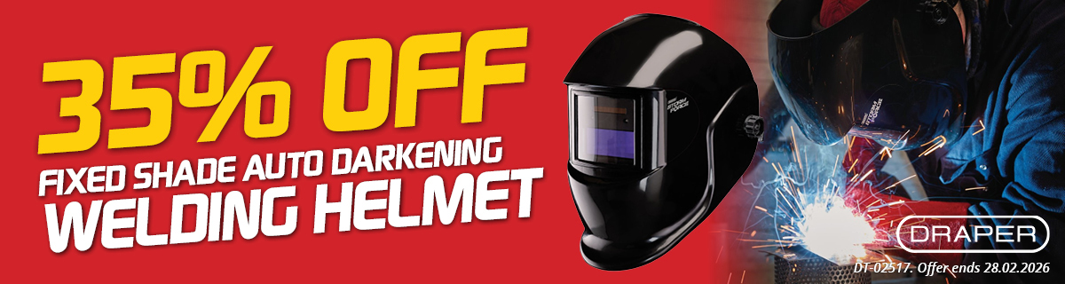 Draper Welding Helmet Promo - Feb 2026