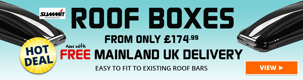 Free Mainland UK Delivery on Summit Roof Boxes While Stocks Last