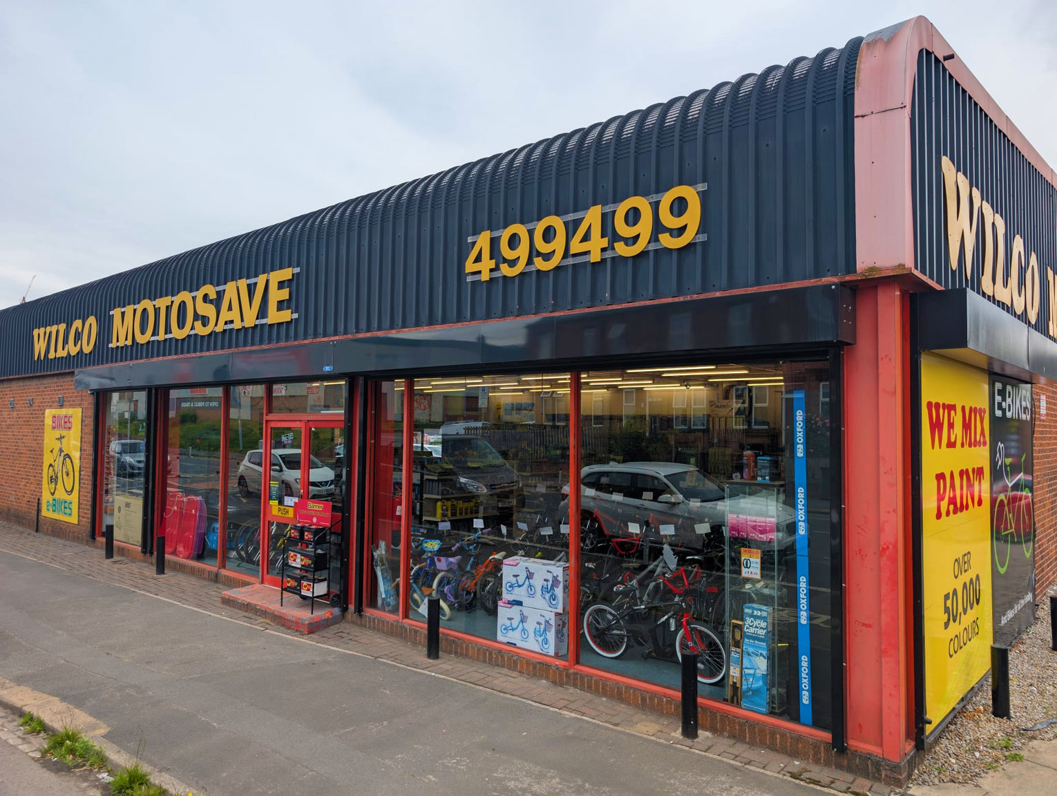 Outside Wilco Motosave in Roseville Road, Leeds