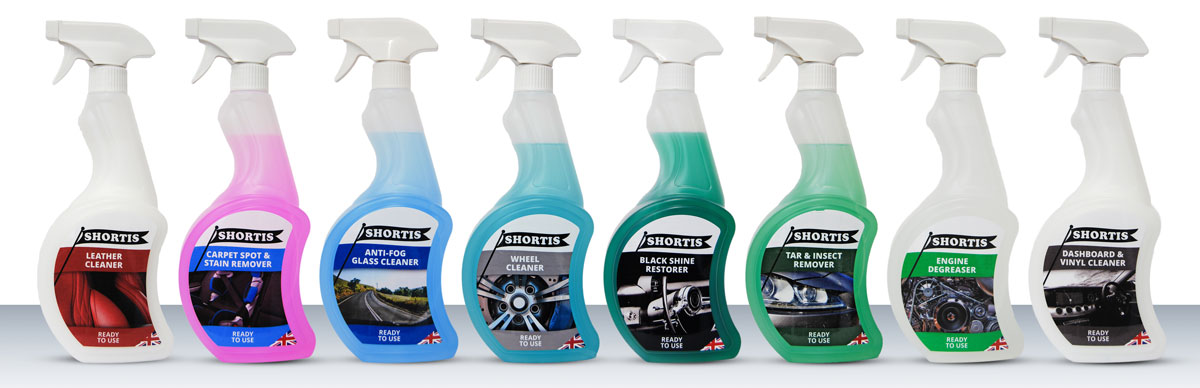 Shortis Car Care Range