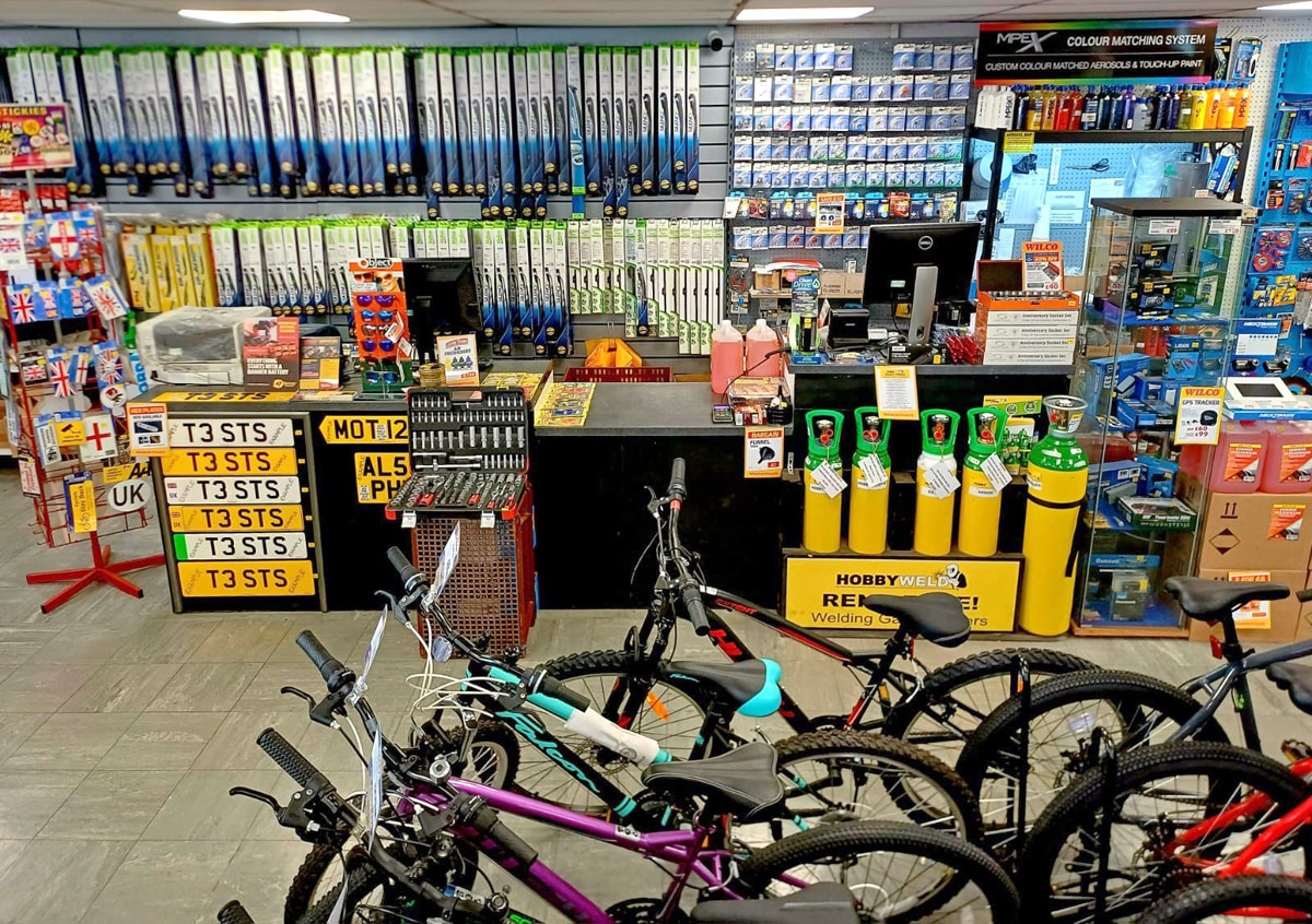 Inside Wilco Motosave in York