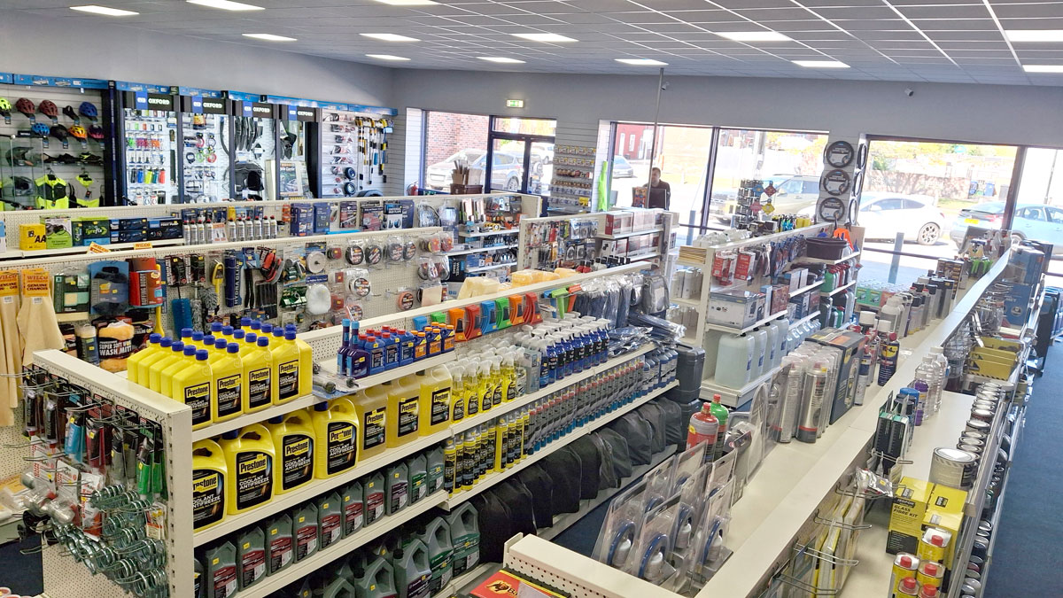 Inside Wilco Motosave in Mexborough