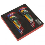 Image for Sealey Premier Long Anti-Slip Torx & Hex Key Set - 18 Piece