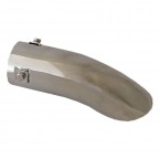 Image for 76mm Curved Stainless Steel Exhaust Trim