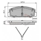 Image for Brake Pad Set