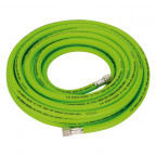 Image for Draper High Visibility Green Hybrid Air Hose - 10m x 8mm, 1/4" BSP Fitting