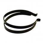 Image for Trouser Clips - Black PVC Coated Steel Bands