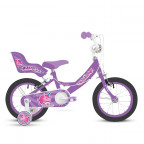 Image for Bumper Purple Sparkle Pavement Bike - 16" 