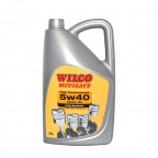 Image for Wilco 5W-40 Fully Synthetic Motor Oil - 5 Litres
