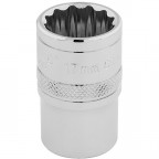 Image for Draper 1/2"D Hi-Torq 12 Point Socket - 17mm