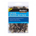 Image for Blue spot M6 Rivet Nuts - 120 Piece